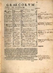 006_GB_6_Clenardus_Institutiones_Thomas_Richard_1557_p_1